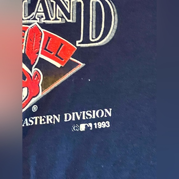 VINTAGE Cleveland Indians T-Shirt Size S Single Stitch Chief Wahoo 1993 H13 - Picture 4 of 10